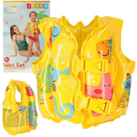 Ikonka Art.KX3996 BESTWAY 59661 bērnu piepūšamā glābšanas veste
