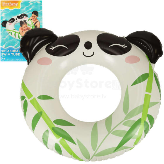 Ikonka Art.KX4007_1 BESTWAY 36351 piepūšamais pandas peldēšanas ritenis