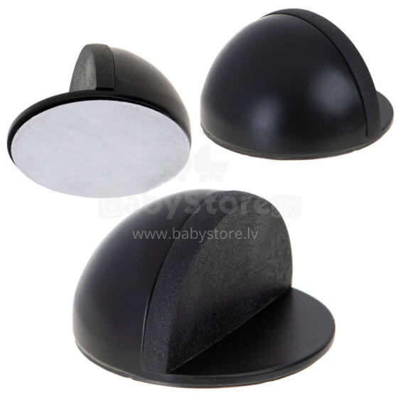 Ikonka Art.KX4921_1 Glue-on door stop black