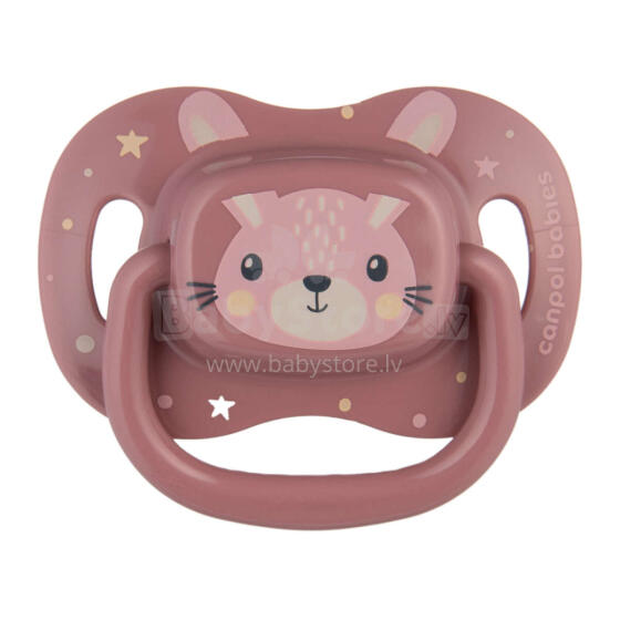 CANPOL BABIES silikona māneklītis CUTE ANIMALS, 6-18 mėn., 34/925_pin