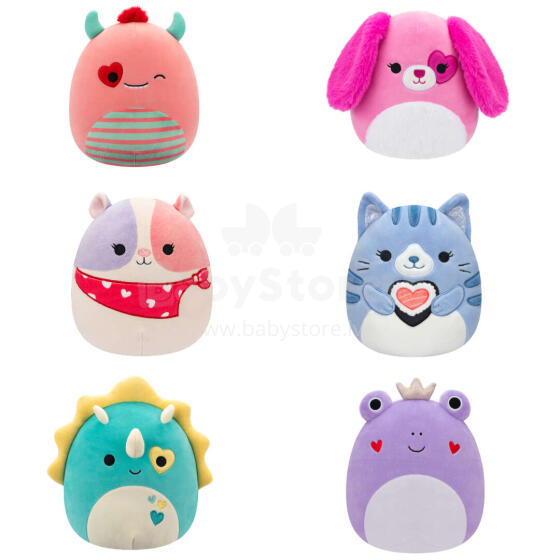 SQUISHMALLOWS Plush toy Valentine´s Day edition, 19 cm
