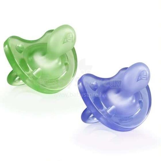 051908 PACIFIER PHYSIO SOFT SILICONE 6-16M 1 PCS GREEN / PURPLE
