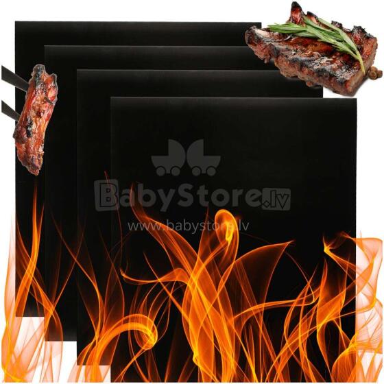 Ikonka Art.KX3631 Teflon mat for oven grill 33x40cm 4pcs.