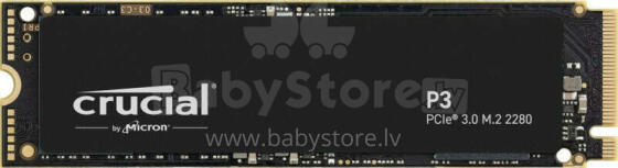 Dysk Crucial P3 500 GB M.2 2280 PCI-E x4 Gen3 NVMe SSD (CT500P3SSD8)