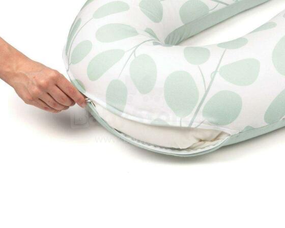 Doomoo Softy Cover Leaves Aqua Green
