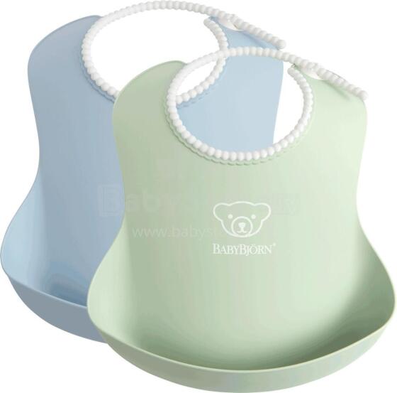 Babybjorn Soft Bib Art.046344 Powder Green/Blue
