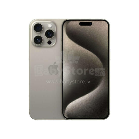 Apple iPhone 15 Pro Max, 17 cm (6,7 collas), divas SIM kartes, iOS 17, 5G, USB Type-C, 512 GB, titāna