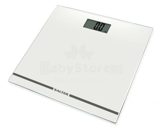 Salter 9205 WH3R Large Display Glass Electronic Bathroom Scale - White