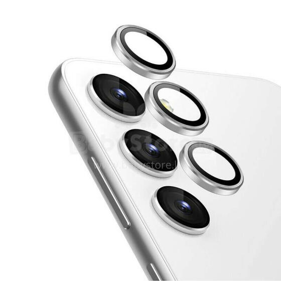 Rūdīts stikls Samsung Galaxy S24 kameras objektīvam.