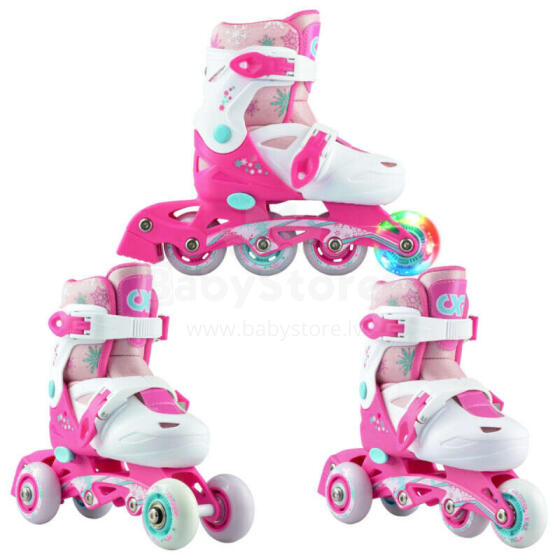 Ролики 3in1 Croxer Missy LED, 35-38