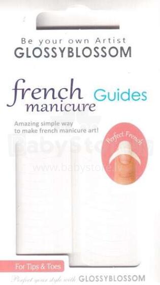 French Manikure Guides-Round 6715