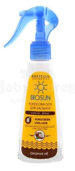 Sauļošanās eļļa KOKOS sprejs 8SPF 150ml