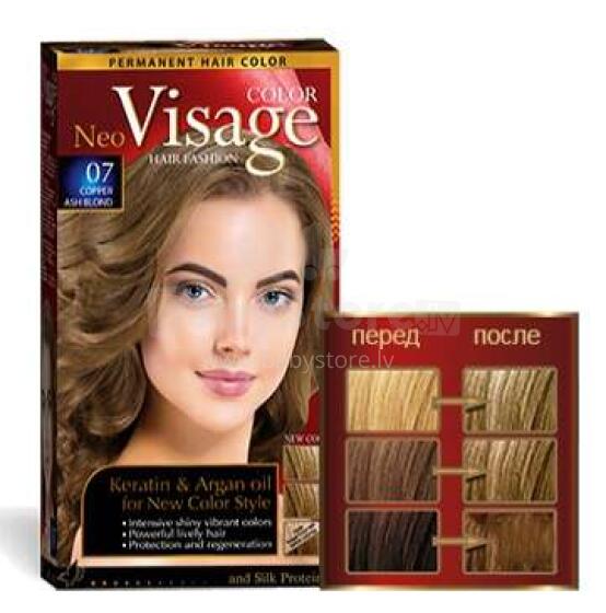 Matu krāsa Visage 07 Cooper Ash Blond