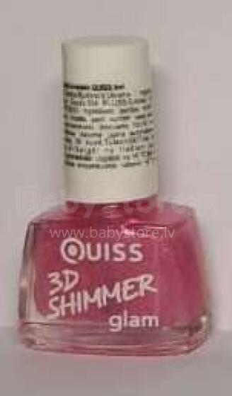 Лак Quiss 3D Shimmer Glam 6мл №01