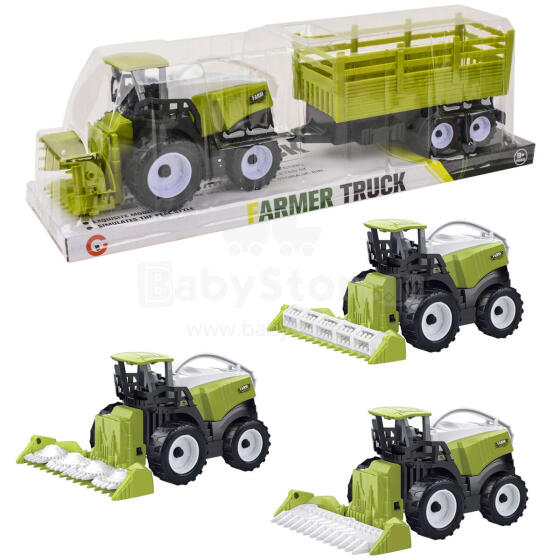 AGRICULTURAL VEHICLE WITH TRAILER