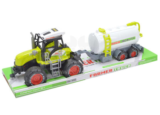 TRAKTOR Z PRZYCZEPĄ CYSTERNA