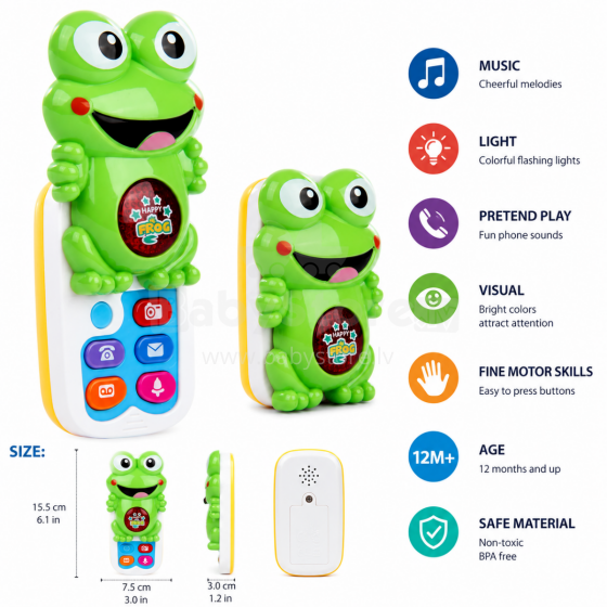 I-Toys Musical Telephone Art.173141 Muzikāls rotaļu telefons