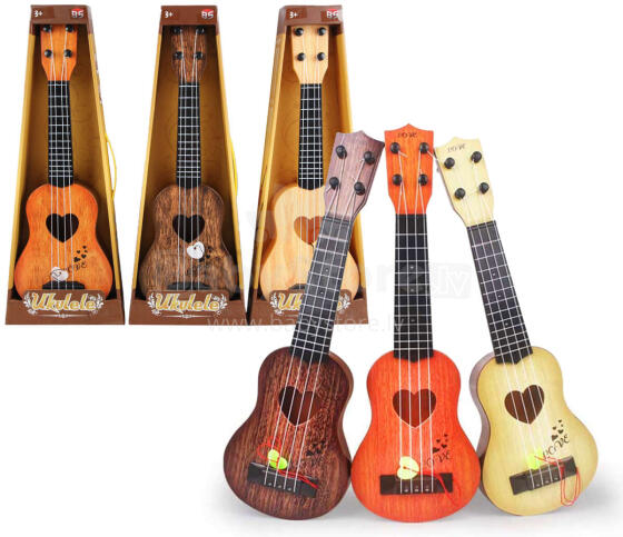 GITARA UKULELE 3 KOLORY