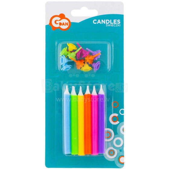 I-Toys Mix Art.173723  Свечи для праздника 12 шт