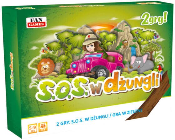 GRA S.O.S W DŻUNGLI / GRA W ZIELONE
