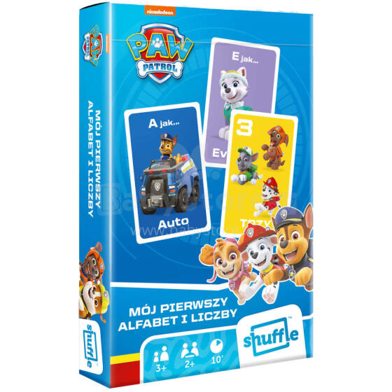 GRA KARCIANA PSI PATROL ALFABET I LICZBY
