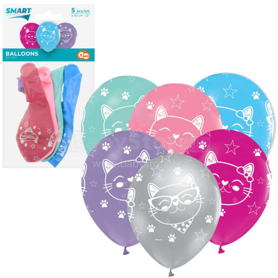 BALONY KOTY 12  5 SZTUK