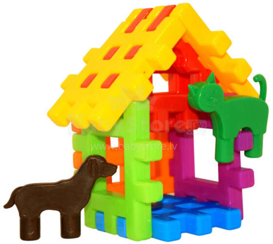KLOCKI KONSTRUKCYJNE DOMEK PUPILA