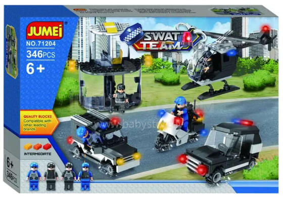 KLOCKI SWAT TEAM 71204 - 346 ELEMENTÓW