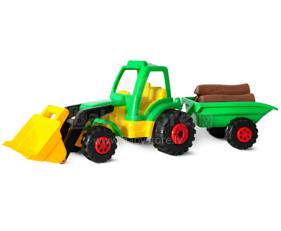 TRAKTOR FARMERSKI Z DREWNEM