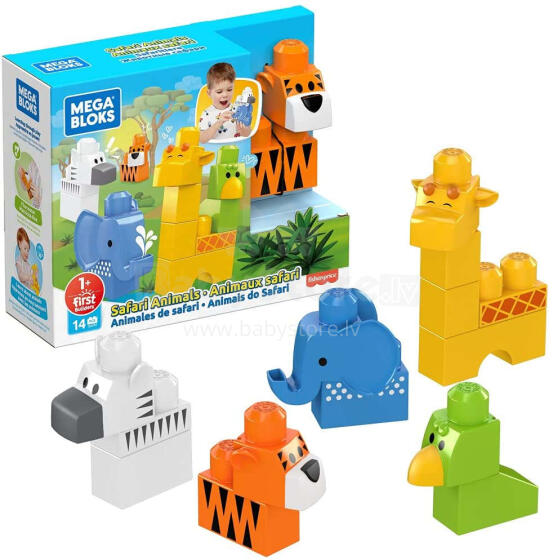 FISHER PRICE MEGABLOKS ZWIERZĘTA SAFARI