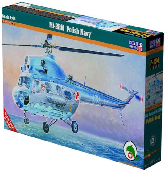 HELIKOPTER MODEL MI-2 POLISH NAVY 1:48