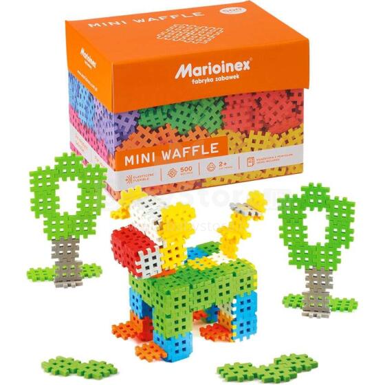 KLOCKI MINI WAFFLE 500 ELEMENTÓW