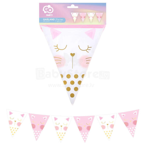 GIRLANDA 8 FLAG KOTEK