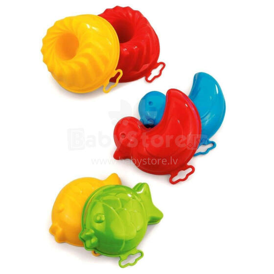Sandbox molds 6 pieces
