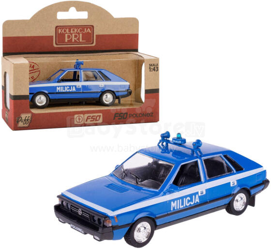 KOLEKCJA PRL FSO POLONEZ MILICJA 1:43