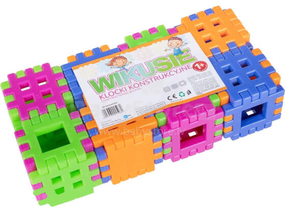 KLOCKI 48 ELEMENTÓW WIKUSIE