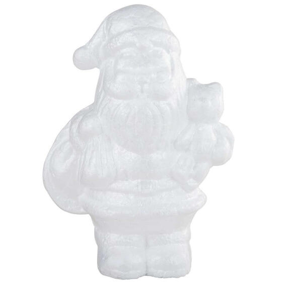 STYROPIANOWY MIKOŁAJ 16cm 6 SZTUK