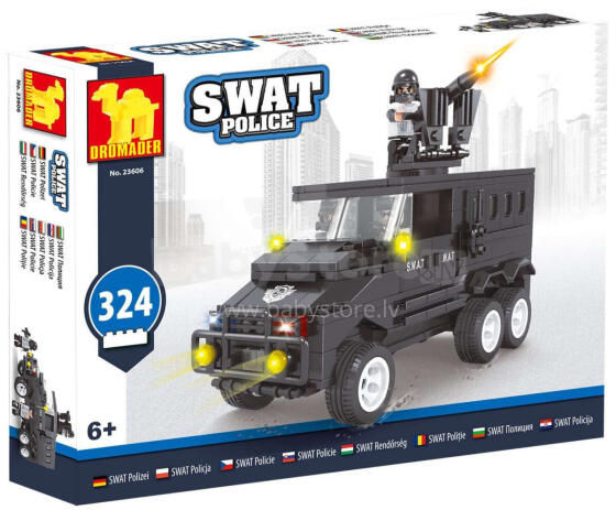 KLOCKI SWAT SAMOCHÓD 324 ELEMENTY