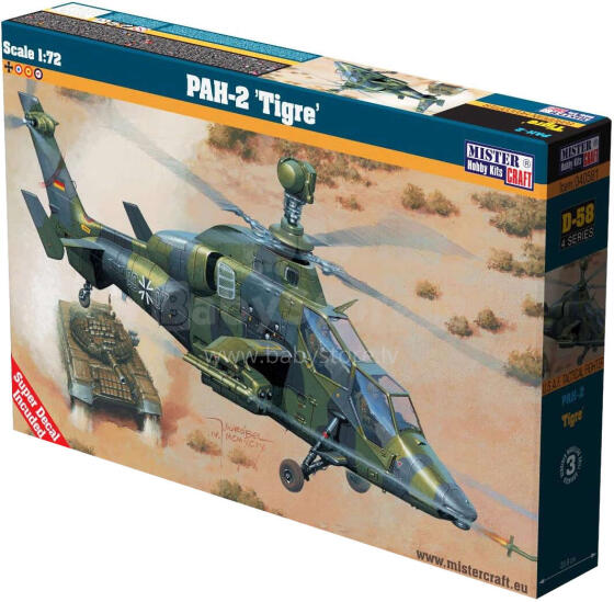 HELIKOPTER MODEL PAH-2 TIGRE 1:72