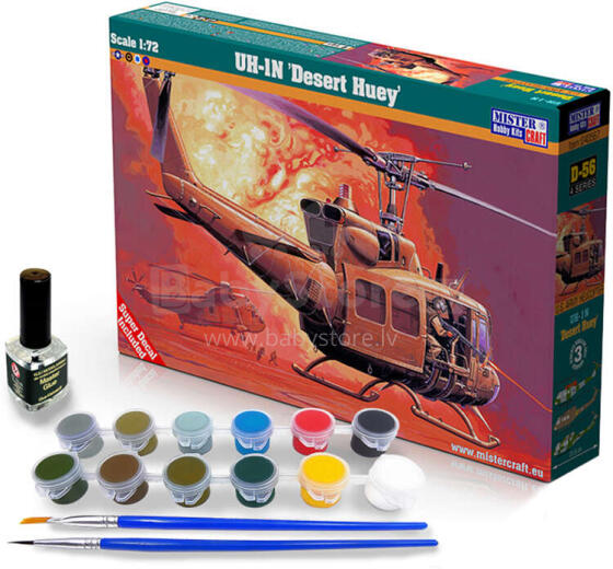 HELIKOPTER MODEL Z FARBAMI DESERT  1:72
