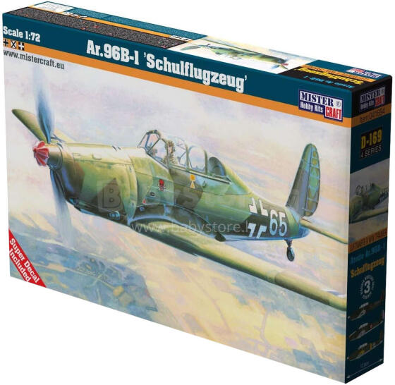 SAMOLOT MODEL Ar96 B1 SCHULFLUGZEUG 1:72