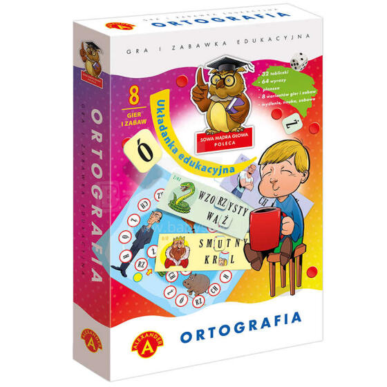 GRA ORTOGRAFIA UKŁADANKA EDUKACYJNA