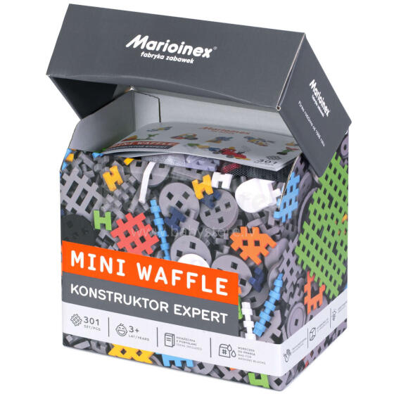 KLOCKI WAFFLE MINI KONSTRUKTOR 301 ELEM.
