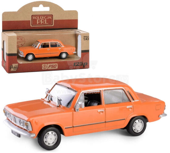KOLEKCJA PRL FIAT 125P 1:43 4 KOLORY