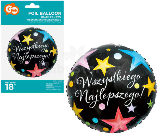 BALON FOLIOWY WSZYSTKIEGO NAJLEPSZEGO