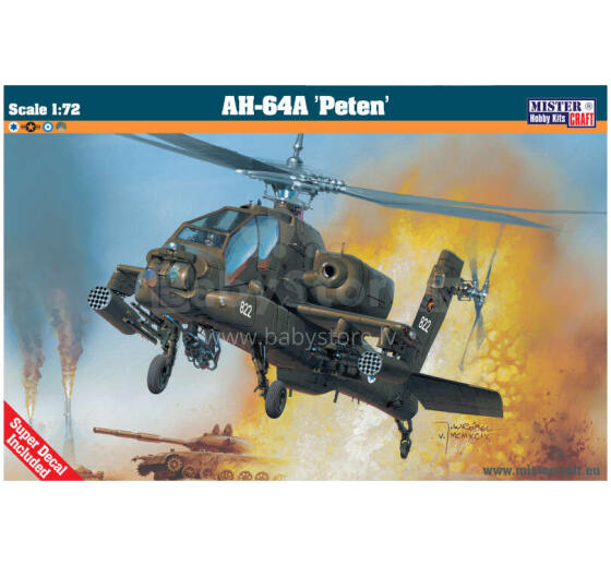 HELIKOPTER MODEL AH-64A Peten 1:72