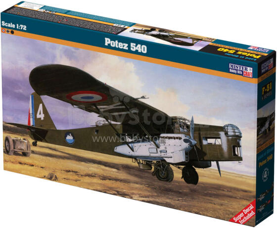 SAMOLOT MODEL Potez 540 1:72