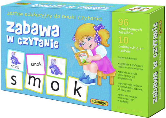 ZABAWA W CZYTANIE - ZESTAW EDUKACYJNY