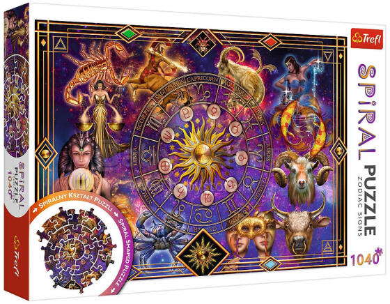 ZNAKI ZODIAKU - SPIRAL PUZZLE *1040*