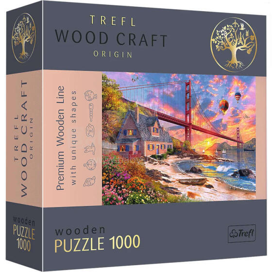 PUZZLE DREWNIANE GOLDEN GATE *1000*
